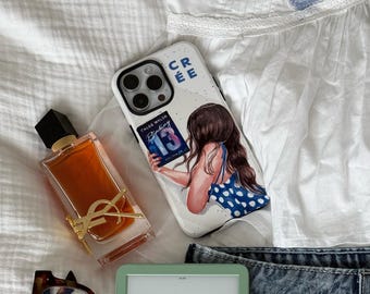 Binding 13 book phone case | Chloe Walsh book phone case | hair color and skin options | MagSafe available