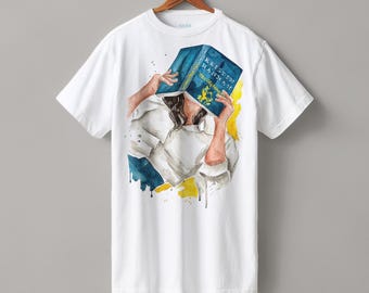 The Nightingale book heavyweight boyfriend fit t-shirt | hair & skin options