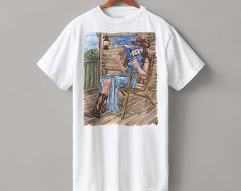 Fever Dream (Emerald Lake #1) book heavyweight boyfriend fit t-shirt | hair & skin options
