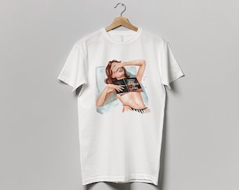 Kingdom of Ash book t-shirt | 100% cotton tee | hair color and skin options