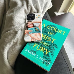 A Court of Mist and Fury book phone case | tough phone case | hair color and skin options