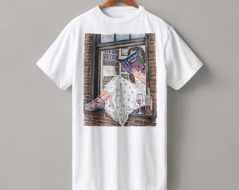 No Matter What book heavyweight boyfriend fit t-shirt | hair & skin options