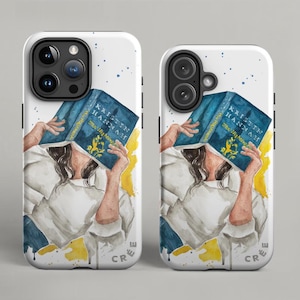 The Nightingale book phone case | Kristin Hannah book inspired tough phone cover | hair color and skin options Bild 1