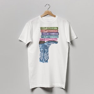 Chestnut Springs books collection t-shirt | 100% cotton tee | boot color options