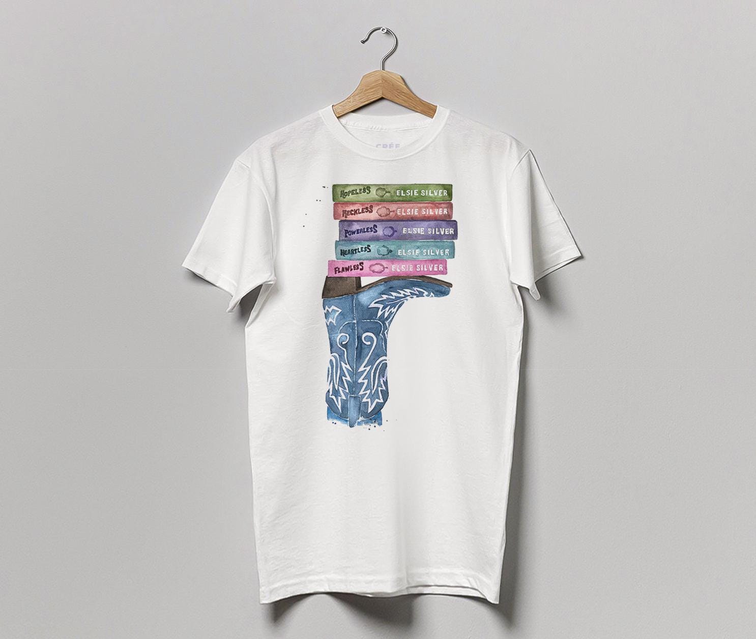 Chestnut Springs books collection t-shirt | 100% cotton tee | boot color options