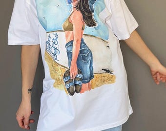 Our Perfect Storm book heavyweight boyfriend fit t-shirt | hair & skin options