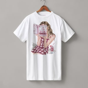 Love Unwritten book heavyweight boyfriend fit t-shirt | hair color options