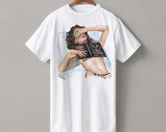 Zodiac Academy: The Awakening book heavyweight boyfriend fit t-shirt | hair & skin options
