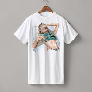 A Court of Mist and Fury book heavyweight t-shirt | hair & skin options