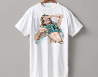 A Court of Mist and Fury book heavyweight boyfriend fit  t-shirt | hair & skin options