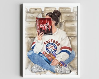 Rewind It Back book art print | Windy City series wall art | hair color and skin options