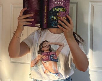Empire of Storms book t-shirt | 100% cotton tee | hair color and skin options