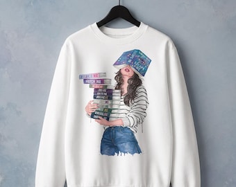 Escape Me (Shatter Me series) book sweatshirt | hair & skin options