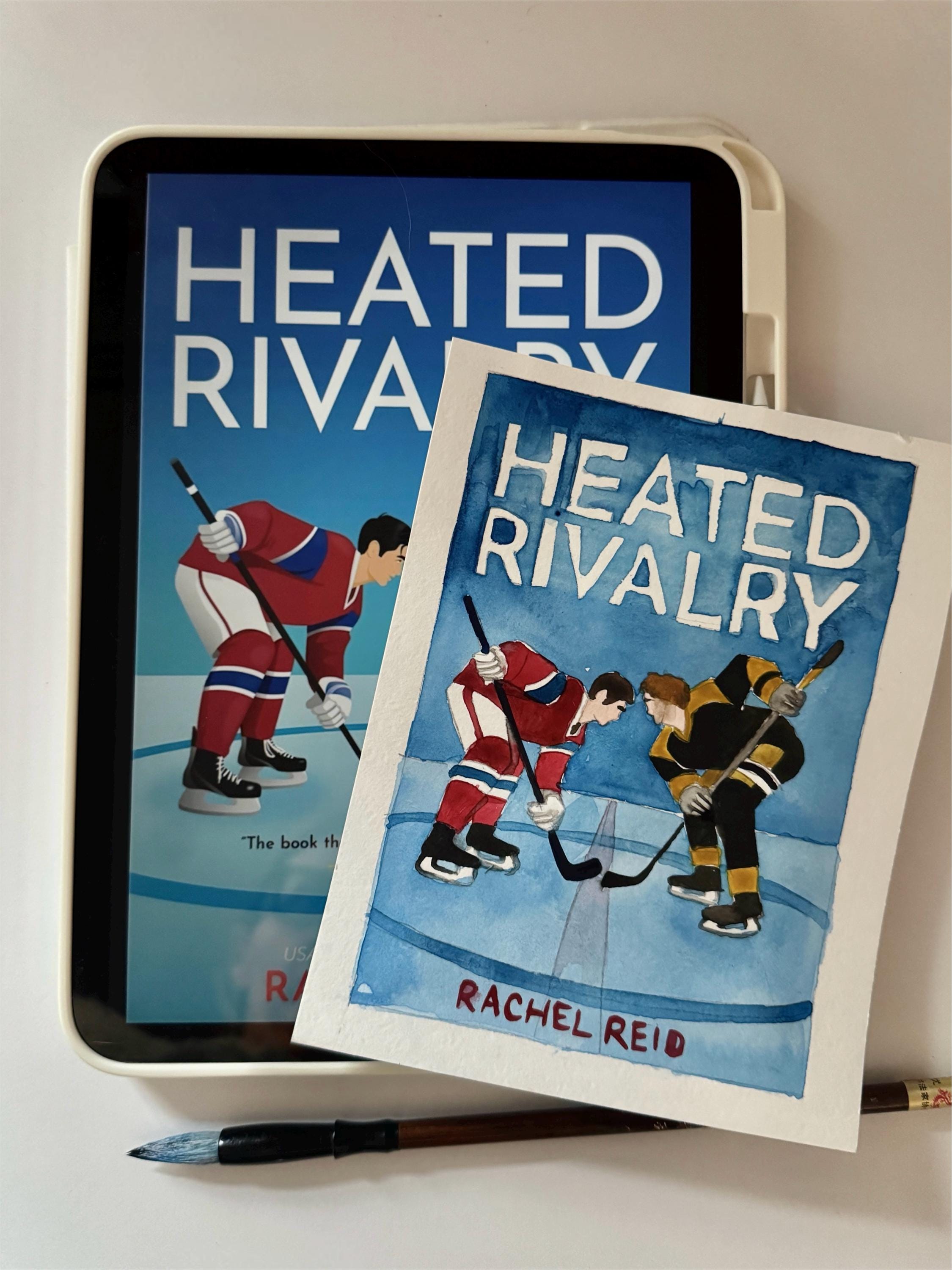 Heated Rivalry Book Art Print | the Game Changers Series Wall Art ...