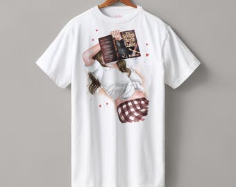The Second Death of Locke book heavyweight boyfriend fit t-shirt | hair & skin options