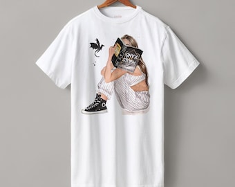 Onyx Storm heavyweight boyfriend fit t-shirt | hair & skin options