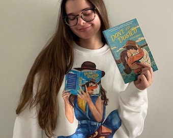 Done and Dusted book sweatshirt | Lyla Sage book sweater | hair color and skin options