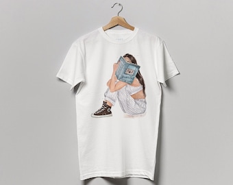 Heartless book t-shirt | Elsie Silver hestnut Springs series tee | Cowboy romance book tee | hair color and skin options