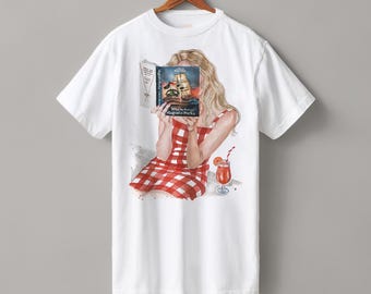 Magnolia Parks The Long Way Home book heavyweight classic tee | hair & skin options