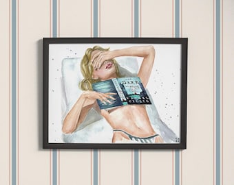 One Dark Window book art print | hair & skin options