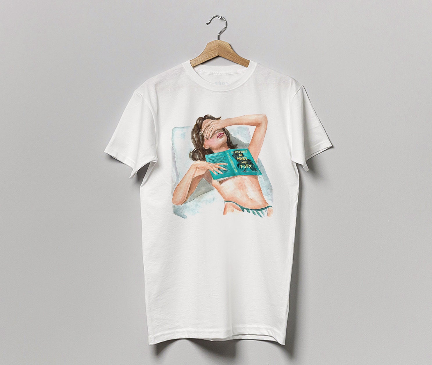 A Court of Mist and Fury Book T-shirt | Sarah J. Maas Book 100