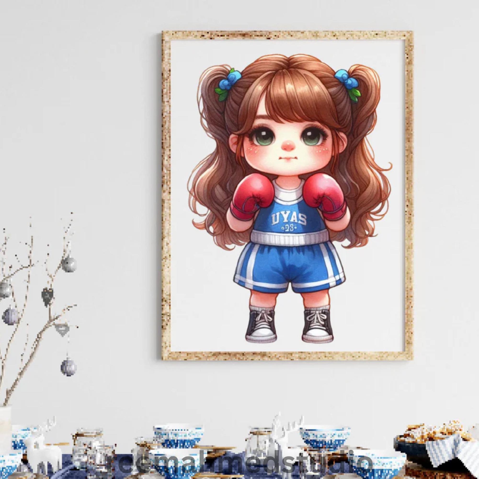 19 Little Girl Gym Clipart Bundle | Fitness Kids PNG Sublimation ...