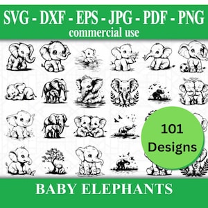 10 in 1 Animals SVG Bundle | Cute Animal Clipart | Wildlife Silhouette PNG | Cricut & Sublimation Designs | Zoo, Farm, Jungle Animals Pack