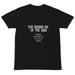 8oz BLACK You Remind Me of the Babe Flask 8oz BLACK You Remind Me of the Babe Flask