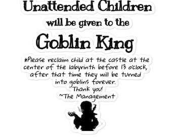 Vinyl Decal Funny Labyrinth Sticker - waterproof - vinyl decal - 3 size options - multi use, multi surface - durable