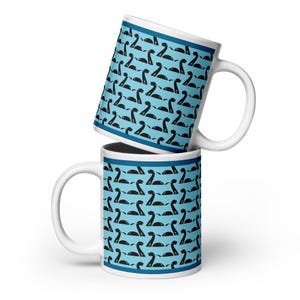 LOCH NESS MONSTER Pattern Mug heavy ceramic 3 size options Nessie Mug for cryptid hunters, fans
