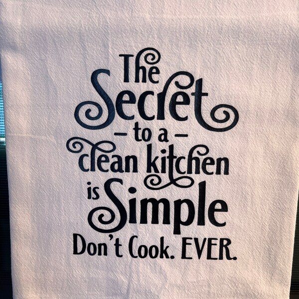 Kitchen Towel Sayings Etsy