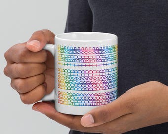 Hidden Message Anti Trump Mug: Political Joke Democrat Gift