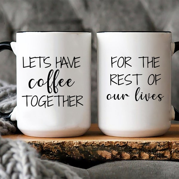 Gift for Wife, Husband Mug, Valentines Gifts For Him, Anniversary Gift For Her, Couples Coffee Mug, Wedding Gift, Engagement Gift Ideas