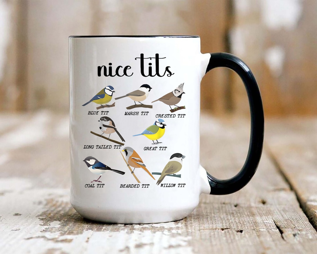 Fowl Language Bird Mug,funny Bird Mug,nice Tits Mug,gifts for