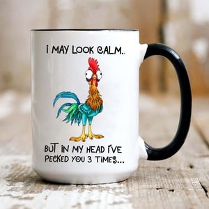 Ich kann ruhig aussehen Becher, lustige Kaffeetasse, 11 Unzen Keramikbecher, Mitarbeiter Geschenk, Geburtstagsgeschenk, sarkastisches Geschenk, Chef Becher Geschenkidee, lustige Frauen Becher Geschenke