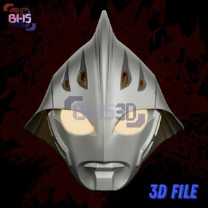 Ultraman Nexus Helmet 3D STL File Digital Download