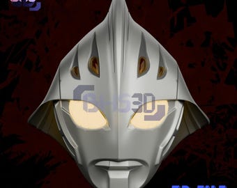 Ultraman Nexus Helmet 3D STL File Digital Download