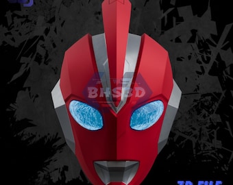 Ultraman Omega Helmet 3D STL File Digital Download