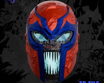 Magneto Venomized Version 3D STL File Digital Download