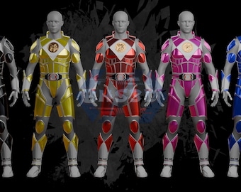 MMPR Movie Armor 3D STL File Digital Download