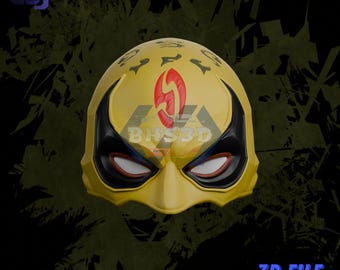 Iron Fist IWOA Marvel Rivals Cowl 3D STL File Digital Download