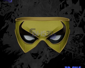 Marvel Rivals Iron Fist Mask 3D STL File Digital download