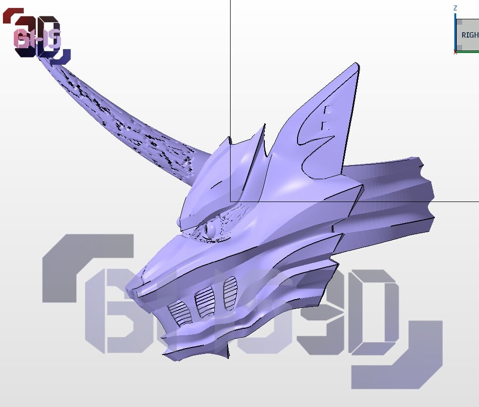 Rouki Mask Gaorangers 3D Digital Download - Etsy