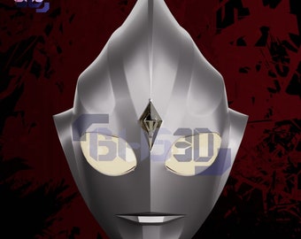 Ultraman TIGA Helmet 3D File Digital Download
