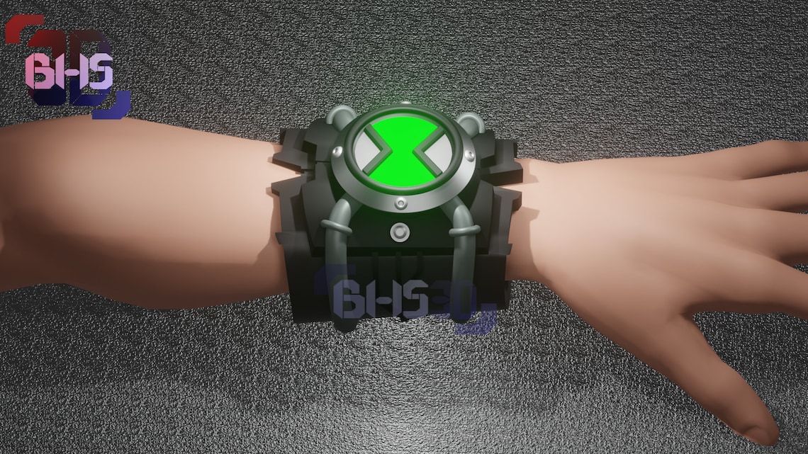 Omnitrix Ben 10 Live Action 3D Digital Download Etsy Hong Kong