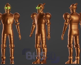 Arquivo 3D completo do robô Invincible para download digital