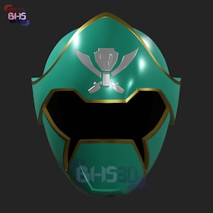 GokaiGreen Helmet 3D Digital Download
