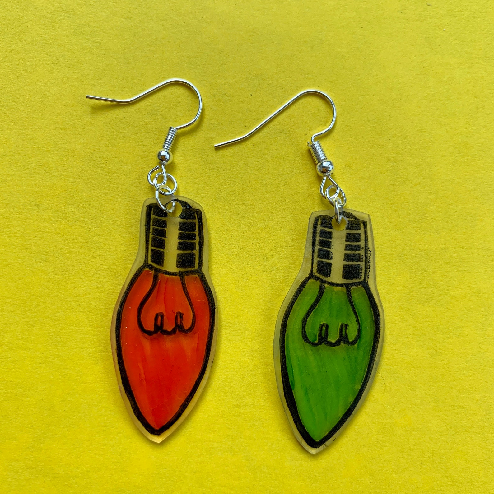 christmas-bulb-shrinky-dink-earrings-etsy