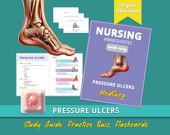 Studiegidsbundel voor decubitus | Medsurg | Verpleegkundige notities | Digitaal downloaden