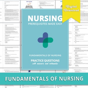Nursing Fundamentals Practice Tests for Nursing Students | Nursing School Study Guide | Nursing Notes | eBook